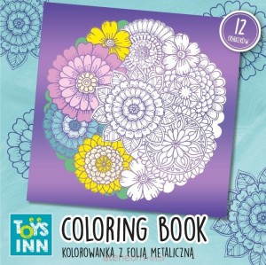 STN8905 Toys Inn - Obrazki metaliczne pink/green 12szt.