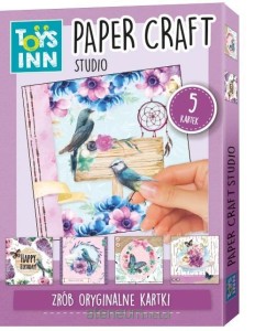 STN8851 Toys Inn - Zestaw do wykonywania kartek Ptaszek