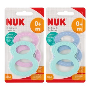 256455 NUK - Gryzak ósemka soft +0 m., 2 szt.