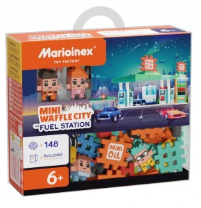 906 996 Marioinex - Waffle Mini Stacja benzynowa 148 el.