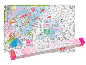 13396 MONUMI - Kolorowanka podłogowa XXL Królewny