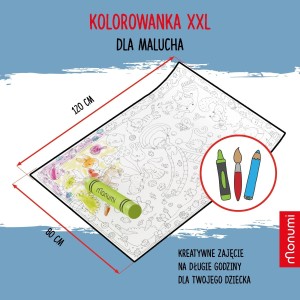 13402 MONUMI - Kolorowanka podłogowa XXL Zabawa