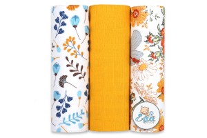 1839 Egakids - Pieluchy kpl. Mix Kwiaty Zestaw "3"