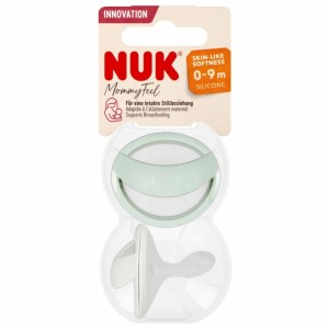 175310 NUK - Smoczek uspokajający silikonowy 0-9m Mommy Ful 2szt. zielony
