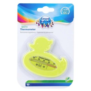 2/781 CANPOL - Termometr kąpielowy kaczuszka, zielony