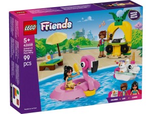 42658 LEGO® Friends - Impreza na basenie z jednorożcem i flamingiem