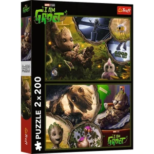 13315 Trefl Puzzle - Ja jestem Groot, Marvel 2x200 el.