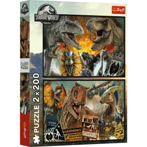 13316 Trefl Puzzle - Prehistoryczny świat Jurrasic World 2x200 el.
