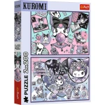 13345 Trefl Puzzle - Psoty Kuromi, Hello Kitty 2x200 el.