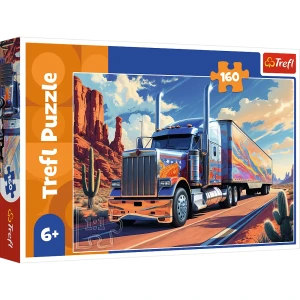 15413 Trefl Puzzle - Ciężarówka w trasie 160 el.