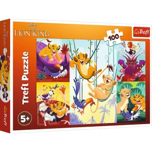 16478 Trefl Puzzle - Dzielny Król Lew 100 el. 