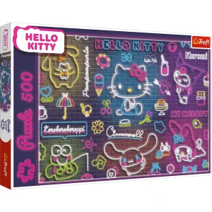 37523 Trefl Puzzle - Neon Hello Kitty 500 el. 