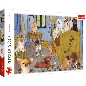 37539 Trefl Puzzle - Pokój van Gogha - Psia Rewolucja 500 el. 