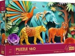 40051 Trefl Puzzle 40-lecie - Paper Art: Dżungla 160 el.