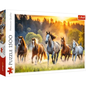26215 Trefl Puzzle - Dzikie konie 1500 el.