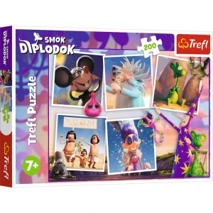 13322 Trefl Puzzle - Przygody Smoka Diplodoka 200 el.