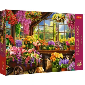 10840 Trefl Puzzle Premium Plus - Tea Time: Przygotowania do wiosny 1000 el. 