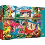 10850 Trefl Puzzle Premium Plus - Tea Time: Świat ptaków 1000 el. 
