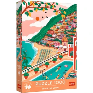 10895 Trefl Puzzle Premium Plus - The Art of Colour: Positano, Włochy 1000 el. 