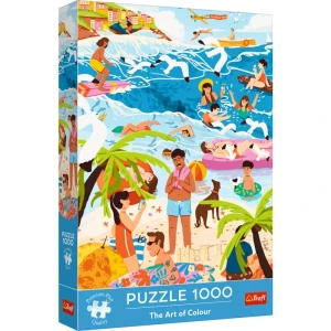 12065 Trefl Puzzle Premium Plus - The Art of Colour: W Wakacyjnym Ferworze 1000 el. 