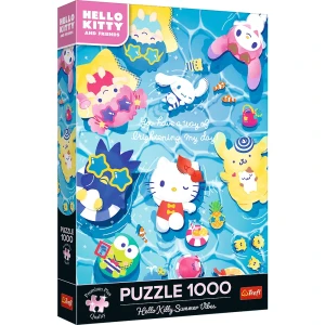 12067 Trefl Puzzle Premium Plus - Hello Kitty Letni relaks 1000 el. 