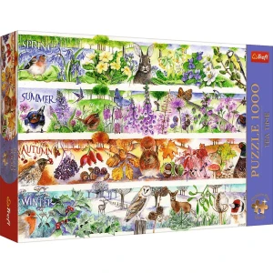 12078 Trefl Puzzle Premium Plus - Tea Time: Cztery pory roku 1000 el. 