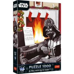 12085 Trefl Puzzle Premium Plus XMAS - Święta z Darth Vader, Star Wars 1000 el. 
