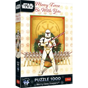 12086 Trefl Puzzle Premium Plus XMAS - Świąteczny Patrol Szturmowców 1000 el. 
