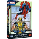 12088 Trefl Puzzle Premium Plus XMAS - Spider-Man & Wolverine: Święta, Marvel 1000 el. 