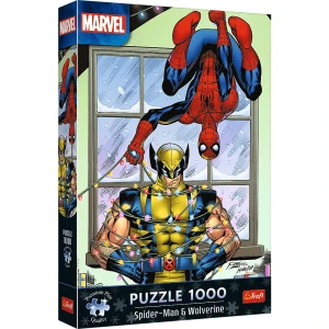 12088 Trefl Puzzle Premium Plus XMAS - Spider-Man & Wolverine: Święta, Marvel 1000 el. 