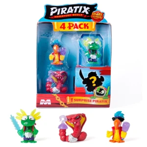 36884 PIRATIX Shark Treasure Four Pack, figurki