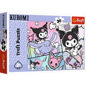 18325 Trefl Puzzle - Zabawy z Kuromi, Hello Kitty 30 el.
