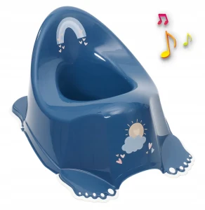 786664 TEGA - Nocnik antypoślizgowy z pozytywką Meteo granatowy