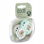 22/932 LOVI - Smoczek silikonowy dynamiczny 0-6m. 2 szt. CapiChill Boy