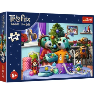 16483 Trefl Puzzle XMAS - Święta Rodziny Treflików 100 el. 