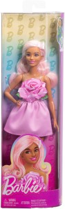 HYT94 Mattel Barbie - Fashion różowa sukienka