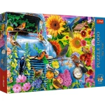 10848 Trefl Puzzle Premium Plus - Tea Time: Wiejska sielanka: Śpiewające Ptaki 1000 el. 