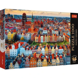 10856 Trefl Puzzle Premium Plus - Widok na Gdańsk, Polska 1000 el. 