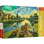 16563 Trefl Puzzle Inspired By Art - Karmiąc kapibary, Rodziny Treflików 100 el. 