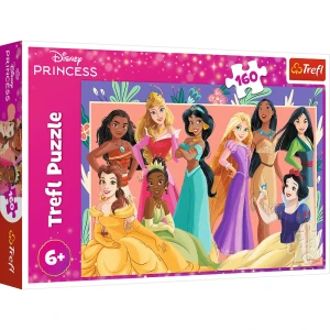15427 Trefl Puzzle - Prawdziwe księżniczki, Disney Princess 160 el.