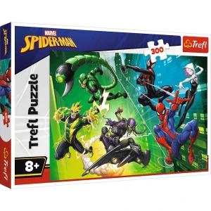 23036 Trefl Puzzle - W pajęczej sieci, Disney Marvel Spiderman 300 el.