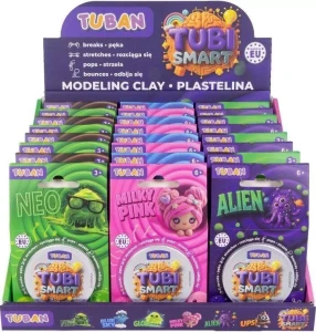 38540 Tuban - Tubi Smart Plastelina 50g, mix 