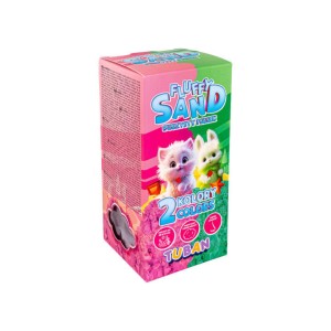 3789 Tuban Fluffy Sand - Puszysty Piasek Zestaw różowy & zielony 2x70g