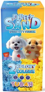 3790 Tuban Fluffy Sand - Puszysty Piasek Zestaw niebieski & żółty 2x70g