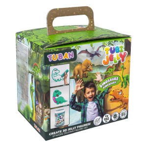 3338 Tuban Tubi Jelly - Zestaw 6 kolorów Małe Akwarium Dinozaury