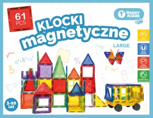 SP85382 Smily-Play - Klocki magnetyczne 61 el.