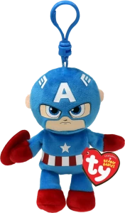 34004 Ty Beanie Babies Marvel - CAPTAIN AMERICA clip 8,5cm