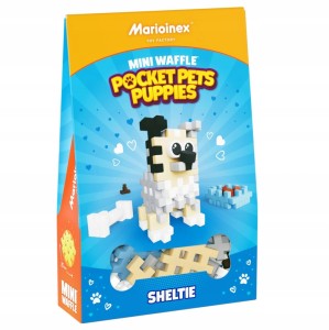 907 818 Marioinex - Waffle Mini Pocket Pets Puppies: Owczarek Szetlandzki