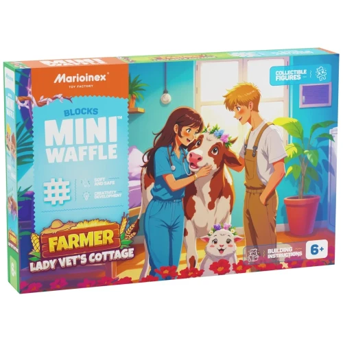 marioinex-klocki-mini-waffle-farmer-domek-pani-weterynarz-100-elem-907580.webp