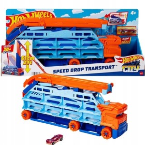 HDY92 Hot Wheels - City Transporter epicki zjazd 2w1 